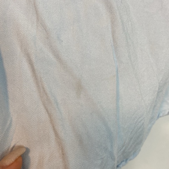 Talula | Light Blue Sleeveless Collared Button down Women's Top - Small - Picture 3 of 6